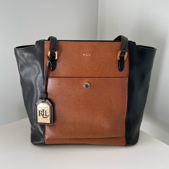Ralph Lauren Handbags - Ralph Lauren Newbury Modern Pocket Tote